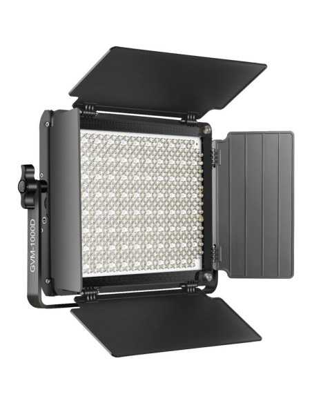 GVM Kit 2 luci 1000D RGB LED Studio Video Light Bi-Color Soft