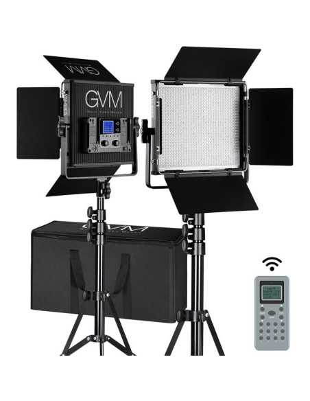 GVM Kit con 2 luci 896S Bi-Color LED