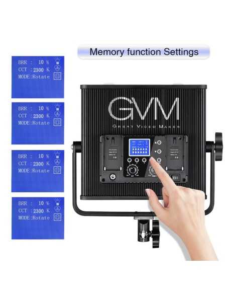 GVM 672S-B Bi-Color LED Panel Black