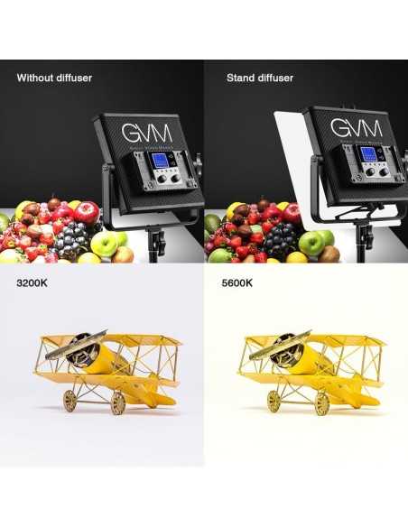 GVM 672S-B Bi-Color LED Panel Black