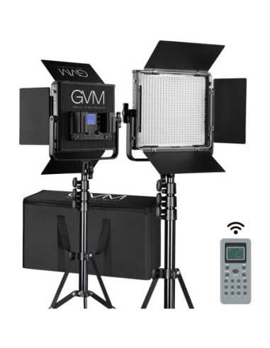 GVM Kit 2 luci 896S Bi-Color LED