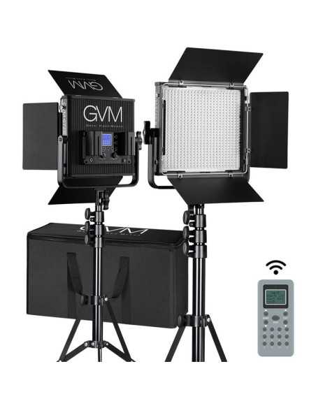 GVM Kit 2 luci 896S Bi-Color LED