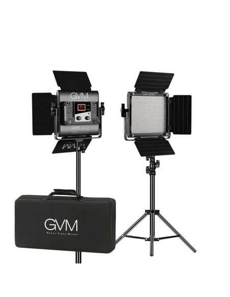 GVM Kit 2 luci 560AS Bi-Color LED