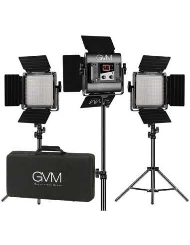 GVM Kit 3 luci 560AS Bi-Color LED