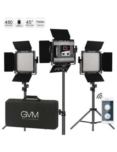 GVM Kit 3 luci 560AS Bi-Color LED