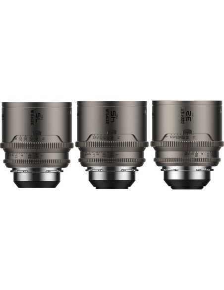 DZOFilm Kit obiettivi Arcana 32/45/75mm T2.1 FF 1.5X Hybrid Anamorphic (PL mount, metri)