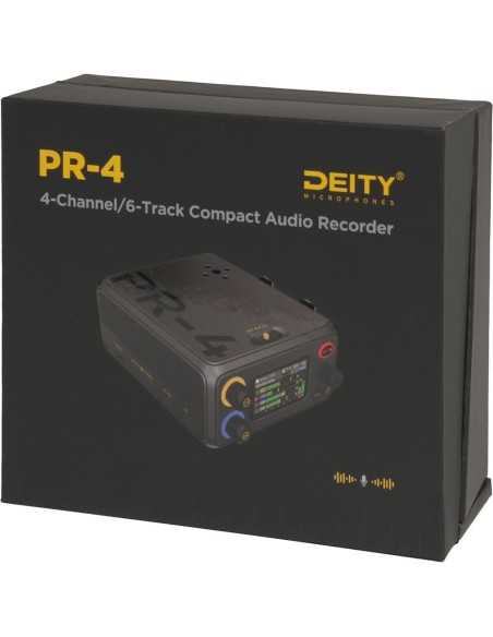 Deity Microphones PR-4 Portable 4-Input / 6-Track 32-Bit Float Field Recorder