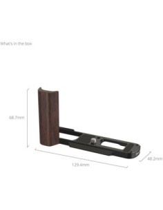 SmallRig L-Shaped Mount Plate with Wooden Handle for... 2