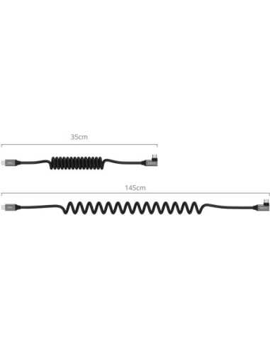 SmallRig Coiled Data Cable for USB-C Adapter
