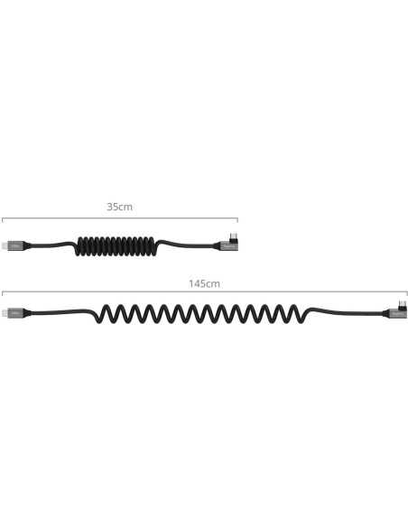 SmallRig Coiled Data Cable for USB-C Adapter
