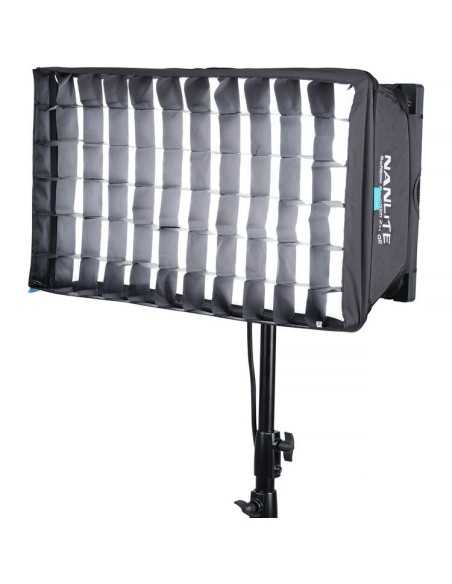 Nanlite Softbox a sgancio rapido con griglia a nido d’ape per pannello LED PavoSlim 120B/C