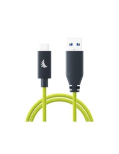 Angelbird Cavo USB-A to C 3.2 Solid Flex (lime-32 cm)
