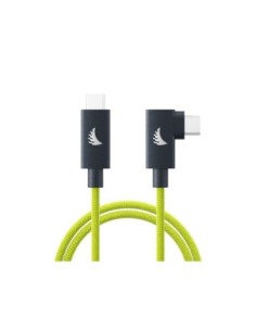 Angelbird Cavo USB-C 4.0 Solid Flex Right-Angle Lime 32 cm
