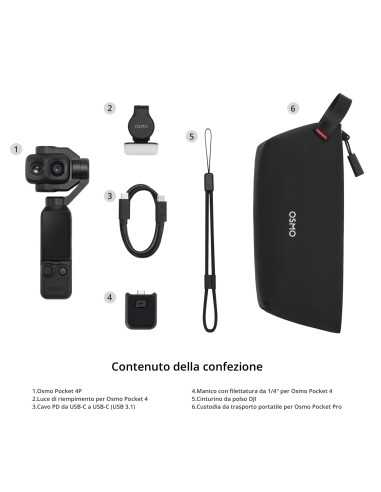 DJI Osmo Pocket 4P Standard Combo
