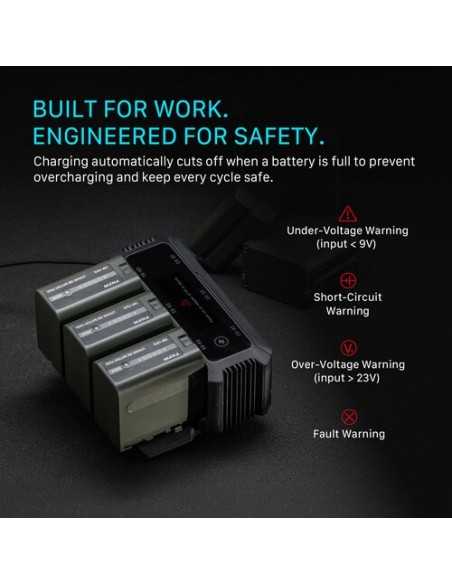 Tilta NP-F970 2-Battery Kit with Foldable 6-Bay Charging Station