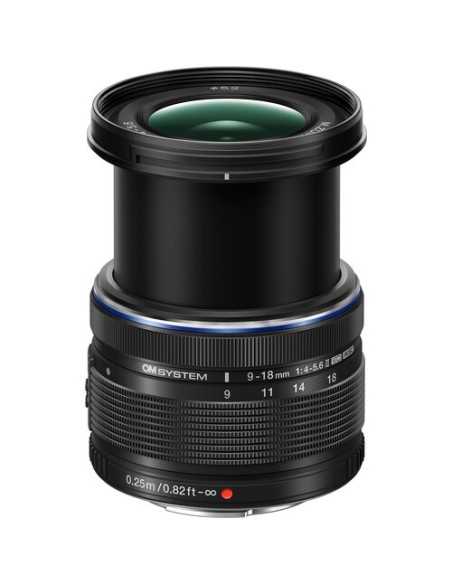 Olympus -Om System Obiettivo ED 9-18mm f/4-5.6 II (Micro Quattro Terzi) - Nero