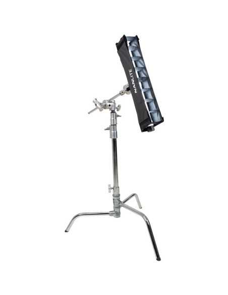 Nanlite Barndoor con griglia per Pavotube II 15X