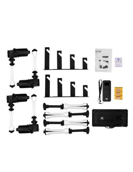 Nanlite BE-4R Set porta fondale elettrico con controllo radio per 4 rotoli