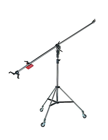 Manfrotto Giraffa Super Boom nera, stativo Cine nero
