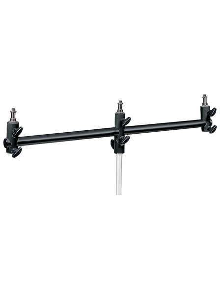 Manfrotto Barra nera portamicrofono/lamp 3 attacchi Manfrotto Barra nera portamicrofono/lamp 3 attacchi
