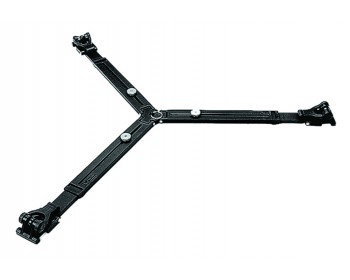 Manfrotto Base a stella nera per treppiedi con doppio puntale