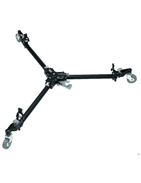 Manfrotto Carrello autodolly per treppiedi a puntale doppio o singolo Manfrotto Carrello autodolly per treppiedi a puntale doppio o singolo