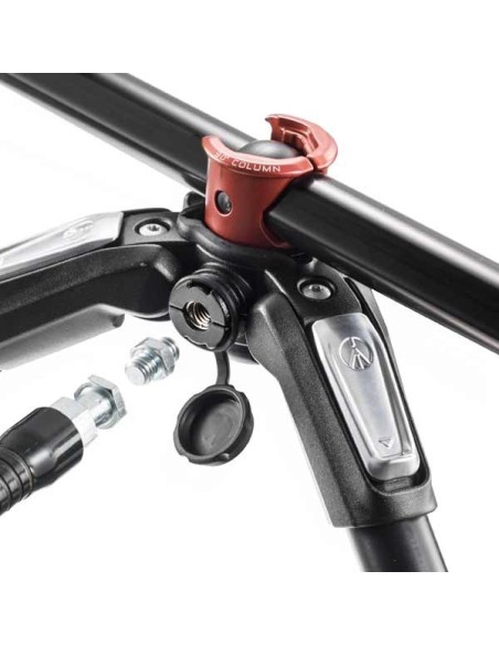 Manfrotto Kit treppiedi serie 190 con testa sfera 4 sezioni Manfrotto Kit treppiedi serie 190 con testa sfera 4 sezioni