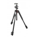 Manfrotto Kit treppiedi serie 190 con testa sfera 3 sezioni Manfrotto Kit treppiedi serie 190 con testa sfera 3 sezioni
