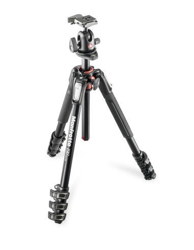 Manfrotto Kit treppiedi serie 190 con testa sfera 4 sezioni