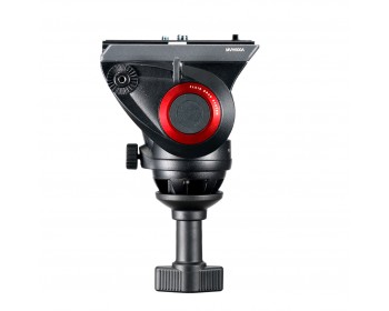 Manfrotto Testa video con semisfera da 60mm, 1 leva fissa