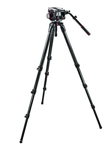 Manfrotto Kit 509HD, treppiedi fibra carbonio...