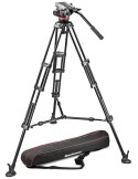 Manfrotto Kit 502, treppiede 546BK, stabilizzatore 537SPRB, sacca