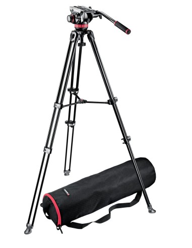 Manfrotto Kit 502, treppiede telescopico doppio tubo MVT502AM