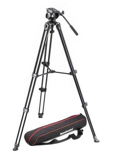 Manfrotto Kit 500, treppiede telescopico a doppio tubo MVT502AM sacca