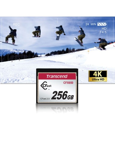 Transcend CFX650 256GB CFast 2.0 Flash Memory Card