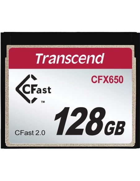 Transcend CFX650 128GB CFast 2.0 Flash Memory Card