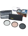 Tiffen 77mm Photo Essentials Kit (UV Protector, 812 Color Warming, Circular Polarizing Glass Filters & 4 Pocket Pouch)