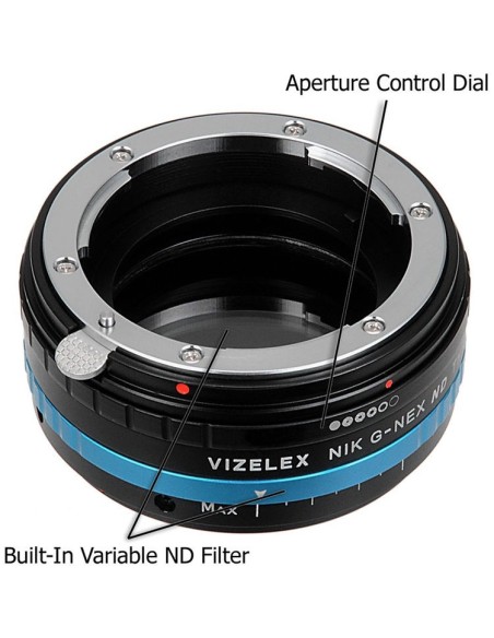 Fotodiox Pro Lens Mount Adapter - Nikon Nikkor F Mount G-Type D/SLR Lens to Sony Alpha E-Mount