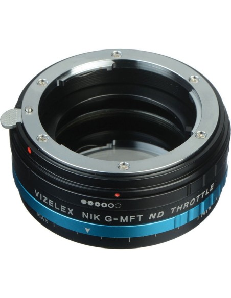 FotodioX Vizelex ND Throttle Adapter for Nikon F Mount G Lens to Micro Four Thirds Cameras