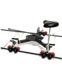 Indie Dolly Kit Curved Kit Platform with 3 wheels and seat, 4 Curved Track 90° and 2 carring Bags