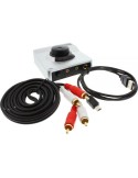 InLine Convertitore audio digitale - analogico, ingresso USB uscita Hi-Fi RCA (24-bit 96kHz), amplificatore cuffie intergrato