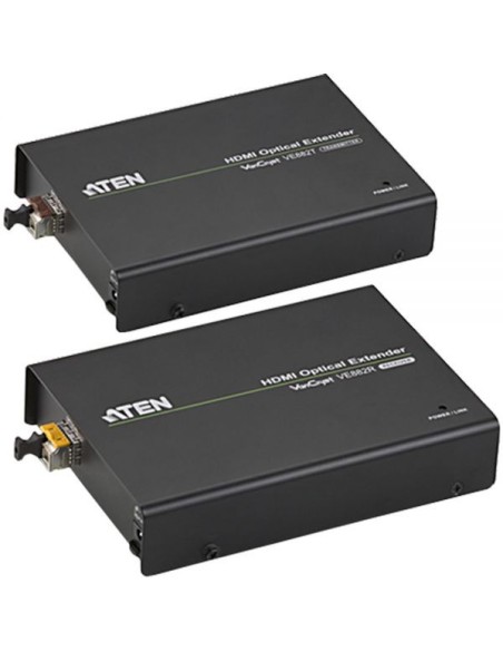 Aten VE882 Extender - Estensore HDMI Audio/Video + IR + RS232 tramite un unico cavo fibra ottica (600m)"