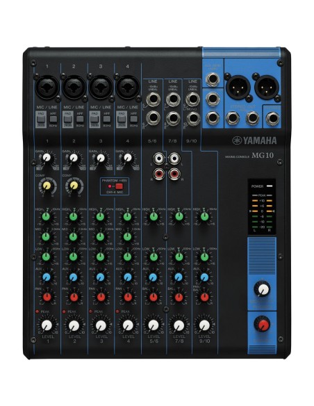 Yamaha MG10XU - 10-Input Mixer with Built-In FX and 2-In/2-Out USB Interface