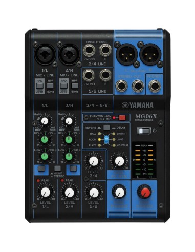 Yamaha MG06X - 6-Input Mixer with Built-In Effects