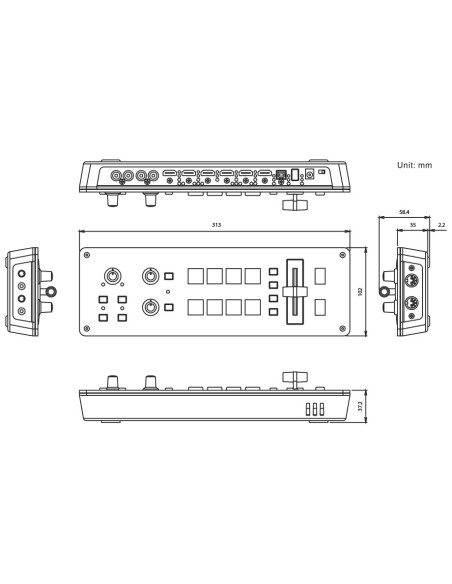 Roland V-1HD Portable 4 x HDMI Input Switcher Roland V-1HD Portable 4 x HDMI Input Switcher
