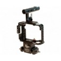 Movcam 303-2400 Accessories Kit for Sony A7S II and A7R II - Includes Cage with Handle plus Riser Block and Baseplate
