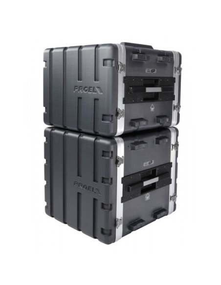 PROEL FOABSR8U custodia a rack 19' - 8 unità - realizzata in 'Polietilene FORCE'. Profondità interna utile: 420 mm