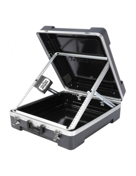 PROEL FOABSMIX12 custodia professionale a rack 19” per mixer 12U con sistema “pop-up” per la regolazione dell’inclinazione