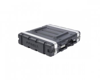 PROEL FOABSR2U custodia a rack 19' - 2 unità - realizzata in 'Polietilene FORCE'. Profondità interna utile: 420 mm