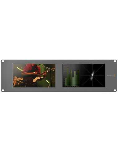 Blackmagic Design SmartScope Duo 4K - Doppio schermo LCD da 8 pollici
